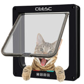 CEESC puerta gato imantada 4 modos: control flexible de acceso