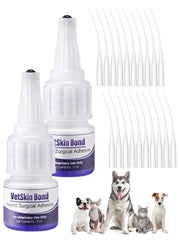 Ceoighe pegamento quirúrgico veterinario 2-pack, cierre rápido de heridas menores