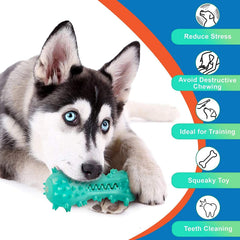 CERISURIO juguete mordedor dental para perros azul, ideal para aliviar la ansiedad