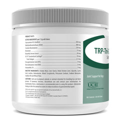 Textura suave con sabor a hígado, Ceva TRP Tri-COX masticables para perros.