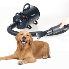 Chaolun secador para perros con flujo de aire ajustable para pelajes diversos.