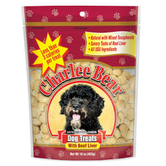 Charlee Bear Crujiente Original Hígado de Res en bolsa de 16 oz para entrenamiento diario