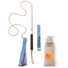 Chasing Tails Flirt Pole de 26 pulgadas para ejercicio en casa para perros pequeños