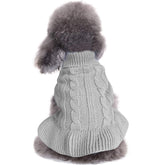 CHBORCHICEN sudadera para perro pequeño, tejido gris, confort suave.