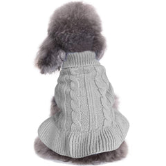 CHBORCHICEN sudadera para perro pequeño, tejido gris, confort suave.