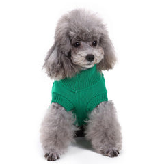 CHBORCHICEN suéter para perro pequeño verde lateral ajuste suave para libertad de movimiento