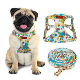 CHEDE arnés floral sin tirones para perro cómodo y ligero.