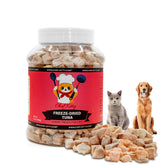 Chef Kitty atún trozos snack: snack saludable y proteico para mascotas.