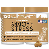 Chew + Heal Labs Calming Chews, paquete de 120 para perros, calma ante estrés.