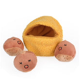 CHEWFFON Castanas ocultas: juguete interactivo para estimular la exploración del perro.