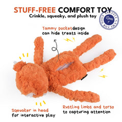 CHEWFFON Juguete para perro con sonajero, estimula juego activo y exploración.