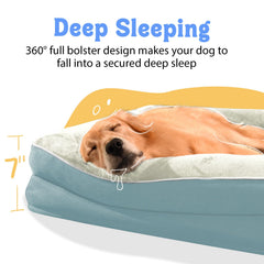 Chez Paw Cama con espuma de gel enfriante para temperatura agradable.