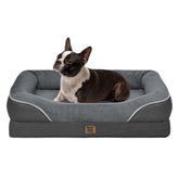 Cama ortopédica Chez Paw con soporte 360° para cuello y cabeza del perro en reposo