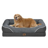 Chez Paw: cama ortopédica grande con diseño 360 para apoyo de cabeza.