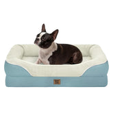 Cama ortopédica Chez Paw vista general, ideal para perros grandes.