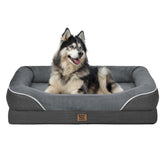 Chez Paw cama ortopédica grande para perros con soporte óptimo para cuello y espalda