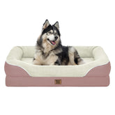 Cama ortopédica XL de Chez Paw con borde envolvente 360° para mayor comodidad.