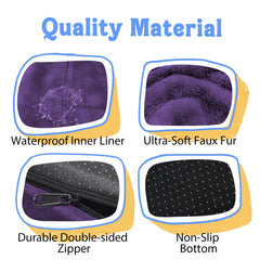 Cama Chez Paw XL con funda impermeable protege el colchón ante derrames.