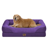 Cama ortopédica Chez Paw XL con funda lavable para limpieza rápida.