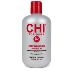 CHI para perros champú humedad profunda en botella, limpieza suave e hidratación