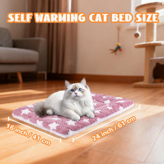 CHICAUP cama auto-calentante para jaula mantiene cómodo a tu gato o perro
