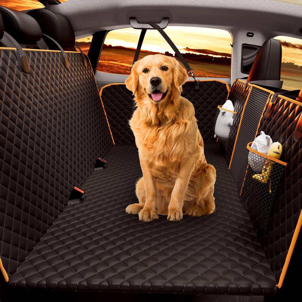 Chilino extensor de asiento trasero para perros, tamaño grande, ofrece espacio adicional y comodidad.