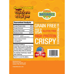 Chip's Naturals Chips de Pollo para Perros, textura crujiente que satisface a perros