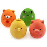 CHIWAVA pollo: juguete de látex suave para perros pequeños, ideal para morder y juego interactivo.