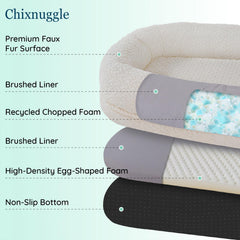 ChiXnuggle con bolsillos laterales, almacenamiento práctico para llaves y control remoto