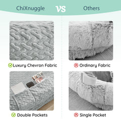 ChiXnuggle bolsillos laterales, almacenamiento práctico para accesorios
