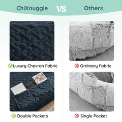 ChiXnuggle bolster ergonómico, apoyo suave para cabeza y cuello durante la siesta.