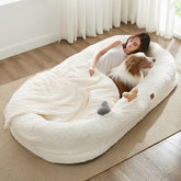 ChiXnuggle cama humana para perro grande, confort suave y lujoso