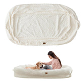 ChiXnuggle funda de cama humana con pelo falso, tamaño gigante, descanso cómodo