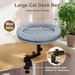 Chloraeon cama gato con ajuste de altura; posición ideal para trabajar o descansar.