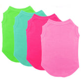 Camiseta Chol&Vivi para perro en azul claro, descanso cómodo en paseos diarios.