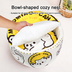 Funda de peluche Chongxing ramen, suavidad alta para felinos y perros.