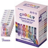 Choolip caja de variedad 49 unidades para mascotas, comida sabrosa y práctica.