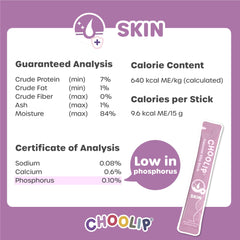 Choolip palito rico en salmón y pollack para pelaje fuerte.
