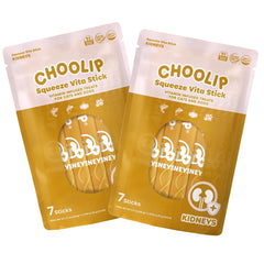 Choolip Squeeze Vita Stick, paquete de 14 unidades para snack diario y hidratación.