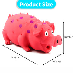 Juguete de látex natural ChubbyPiggies, resistente y suave para masticar.