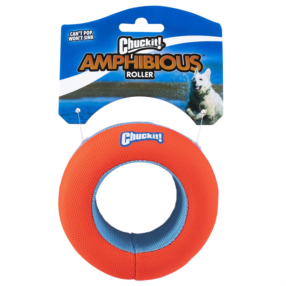 Chuckit! Amphibious Roller flota en agua para perros medianos y grandes.