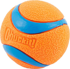 Chuckit! Juguete perro XL vista-frontal, colores visibles para localización