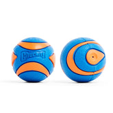 Chuckit! Ultra bola parlante para perros pequeños, ideal para juegos de búsqueda.