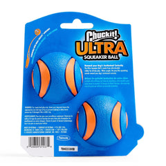 Chuckit! Ultra Squeaker, bola flotante ideal para jugar en agua y playa.
