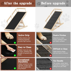 Chuiendi rampa con altura ajustable para muebles y coche, versátil.
