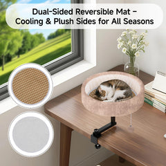 Chumajor Cama suave de pelo sintético reversible para descanso y juego