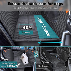 Chumajor cubierta de asiento trasero para perros, resistente y fácil de limpiar.