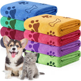 Conjunto de 8 toallas Chumia para perros medianos, práctico y fácil de reemplazar.