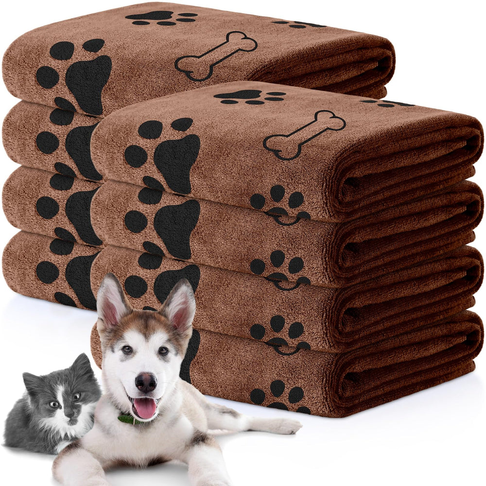 Toalla para perro Chumia con absorción rápida, ideal para secado tras el baño