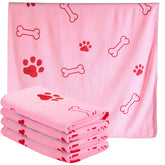 Toallas para perros Chumia, microfibra absorbente para el baño.